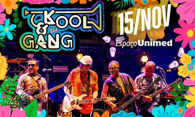 Kool & the Gang: a lenda do funk e soul celebra sua trajetória em apresentação única no Espaço Unimed